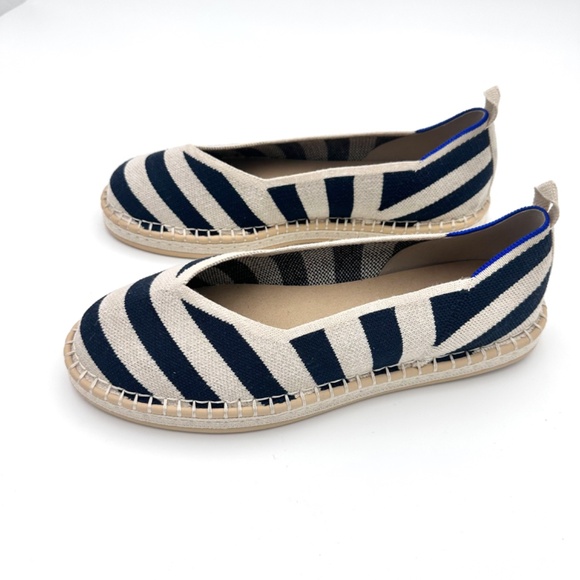NEW Rothy's Slip On Shoes Navy Blue The Espadrille Flat Women's Size 11 - Picture 6 of 11